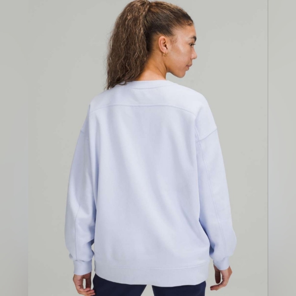 Lululemon Perfectly Oversized Crew Pastel Blue
